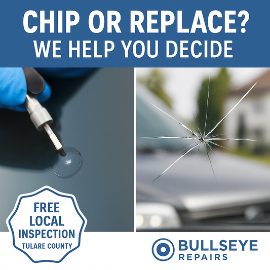 “Windshield Chip or Full Replacement? How to Know What You Really Need in Tulare County”