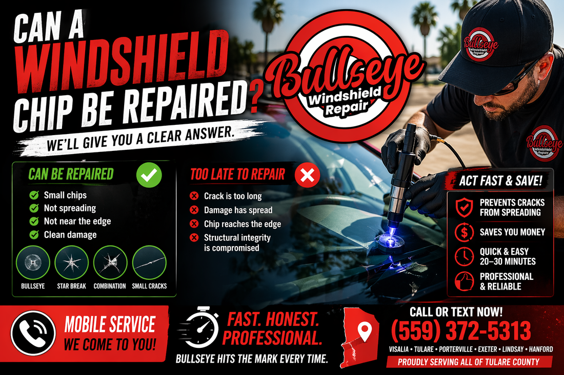 Can a Windshield Chip Be Repaired? (And When It’s Too Late)