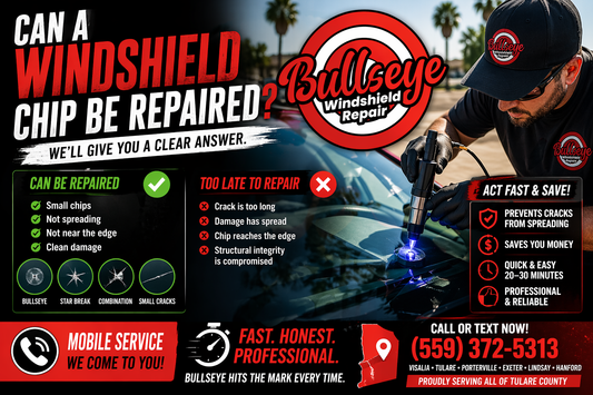 Can a Windshield Chip Be Repaired? (And When It’s Too Late)