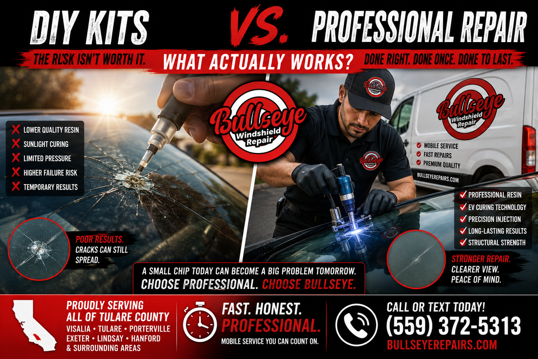DIY Windshield Repair Kits vs Professional Repair: What Actually Works?